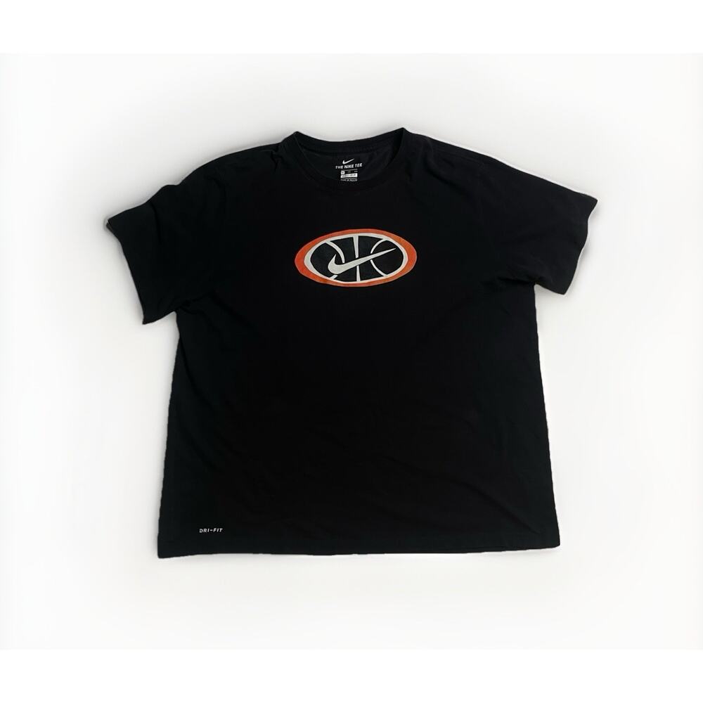 Nike T Shirt Men's Size XXL Basketball Swoosh Logo Short Sleeve Tee